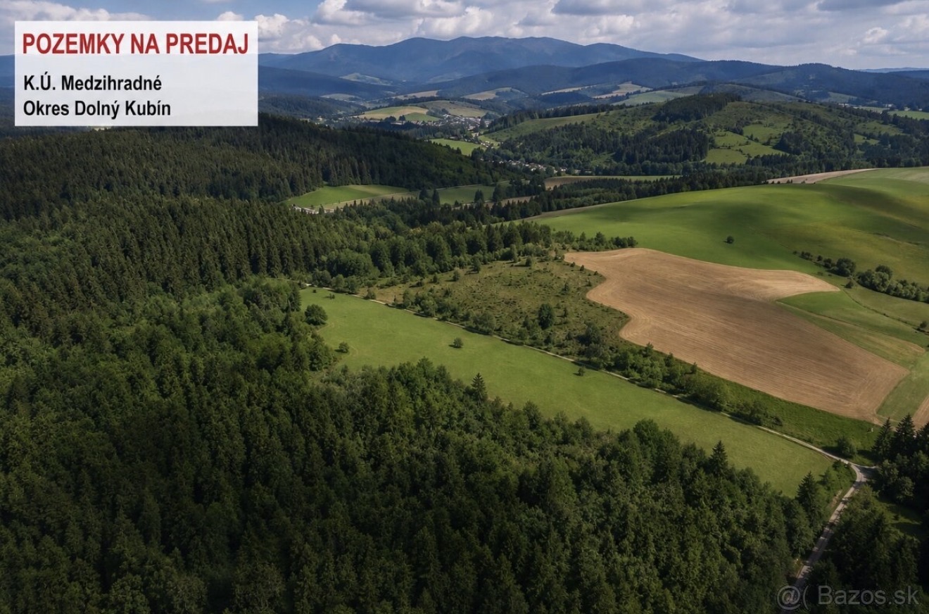 Predaj pozemkov KÚ: Medzihradné